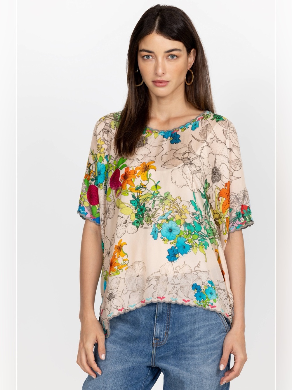 NWT Johnny Was Sequence Halsey Top